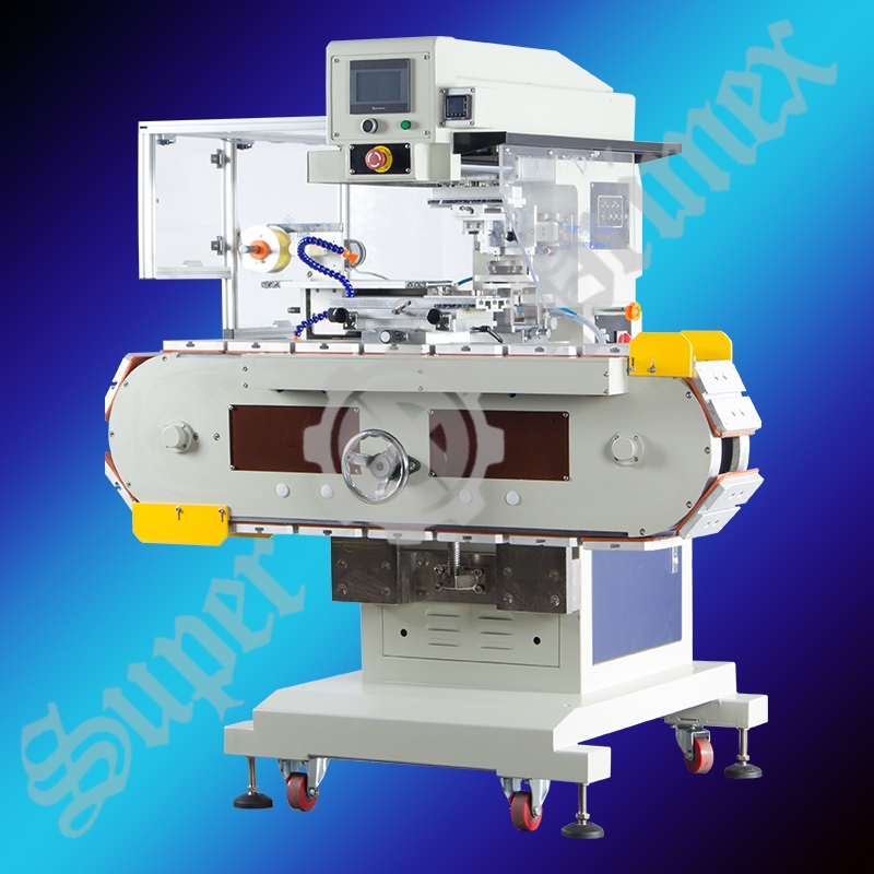 SPCCSF2-816DV1 单色油盅移印机配自动恒温钢板及清洗装置